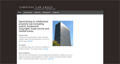 Desktop Screenshot of cardinallawgroup.com
