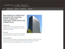 Tablet Screenshot of cardinallawgroup.com